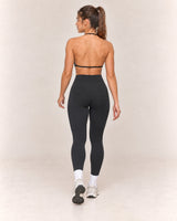 By Shybani Contour High-Waist Leggings in Black — rear step