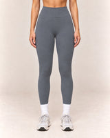 By Shybani Contour High-Waist Leggings in Dark Grey — front studio product view