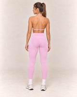 By Shybani Contour High-Waist Leggings in Pink — rear outfit