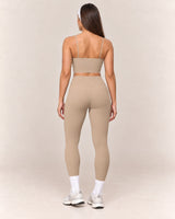 By Shybani Core High-Waist Leggings in Khaki — back