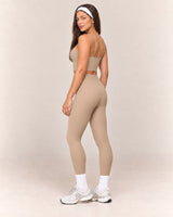 By Shybani Core Legging Set in Khaki — side