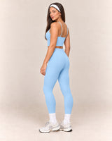 By Shybani Core Legging Set in Sky Blue — side