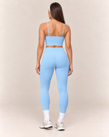 By Shybani Core Legging Set in Sky Blue — back