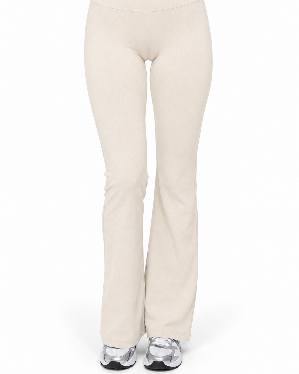 Sculpt Straight-Leg Leggings in cream — front view