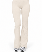 Sculpt Straight-Leg Leggings in cream — front view