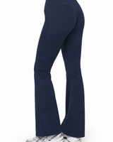 Sculpt Straight-Leg Leggings in navy — rear view