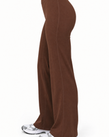 Sculpt Straight-Leg Leggings in brown — side view