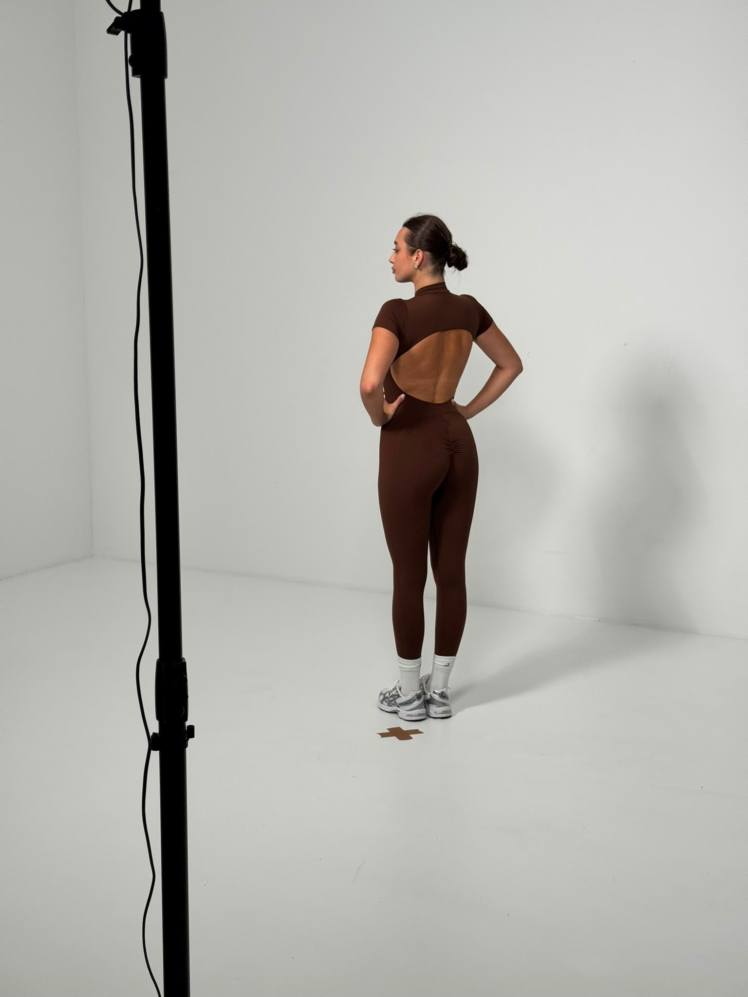 Motion Jumpsuit in cocoa